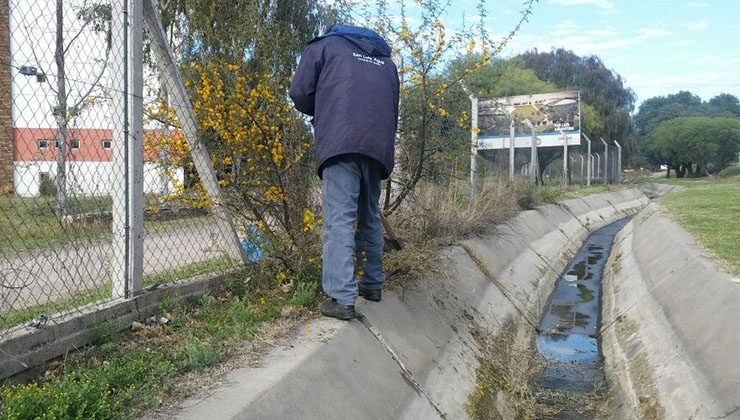 Ponen a punto el canal que abastece al Parque Industrial, la Escuela Agraria y Sol Puntano