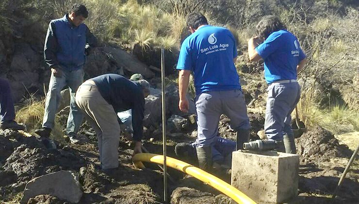 Restituyeron la plena operatividad del acueducto Río Las Águilas