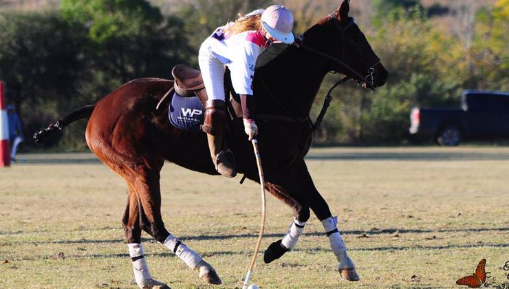 Milagros Sánchez, con el polo en la piel