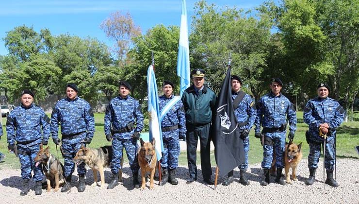 La División Canes de la Policía Provincial festejó su 49º aniversario