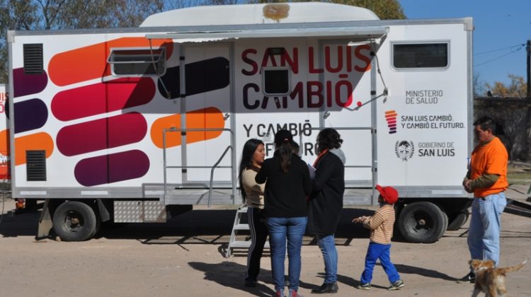 El equipo móvil de Salud estará esta semana en el departamento Belgrano