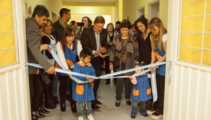 Inauguraron obras en dos escuelas de Naschel