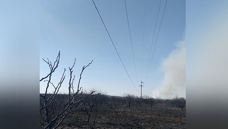 Casi 5.000 metros de fibra óptica dañados por los incendios