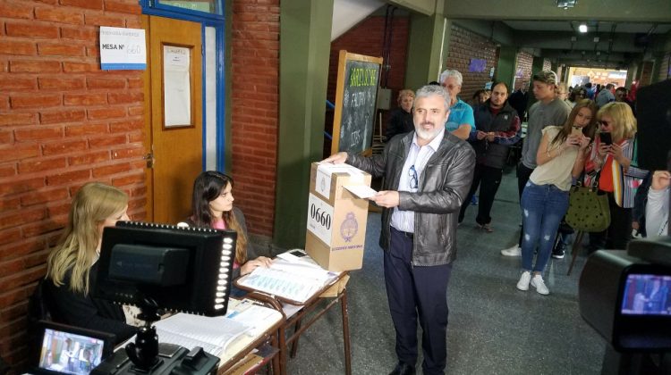 El vicegobernador votó en Villa Mercedes