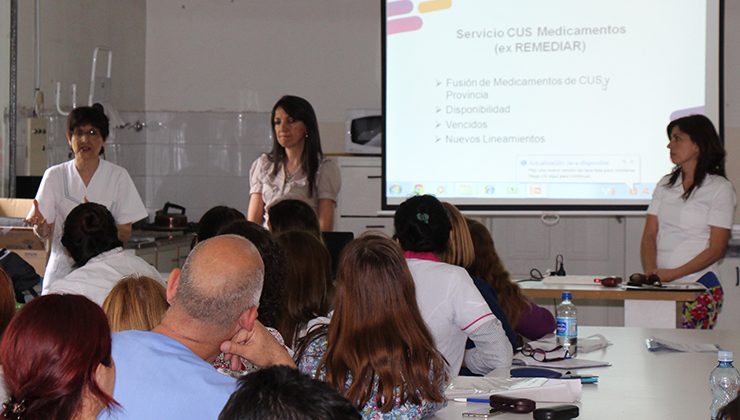 Reunión del Programa Logística con farmacéuticos