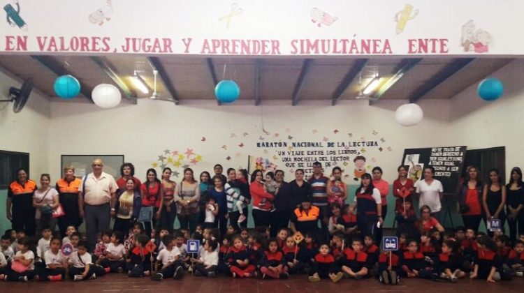 Alumnos del nivel inicial recibieron capacitación en educación vial