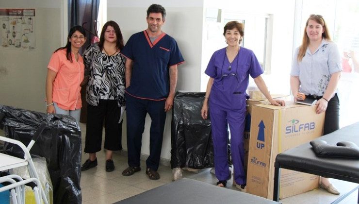 Nueva entrega de equipamientos e insumos al Centro de Rehabilitación del Hospital San Luis