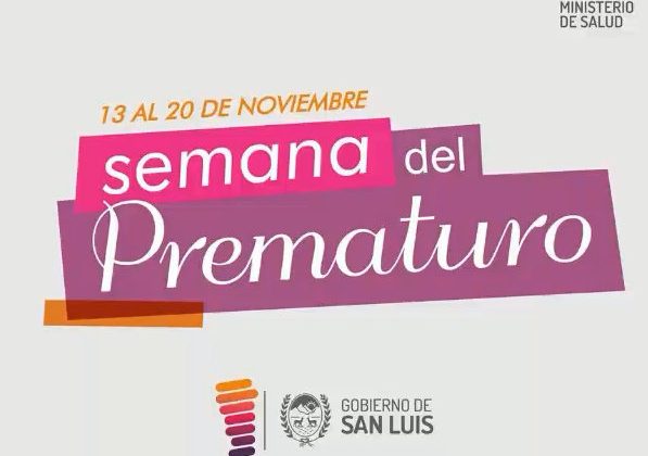 Comenzó la “Semana del Prematuro” con actividades en toda la Provincia