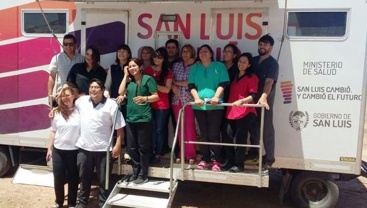 El equipo de Salud Móvil vuelve al departamento San Martín