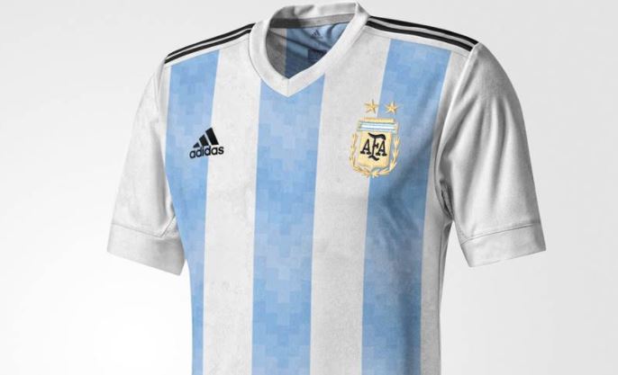 Así sería la camiseta de Argentina para el mundial