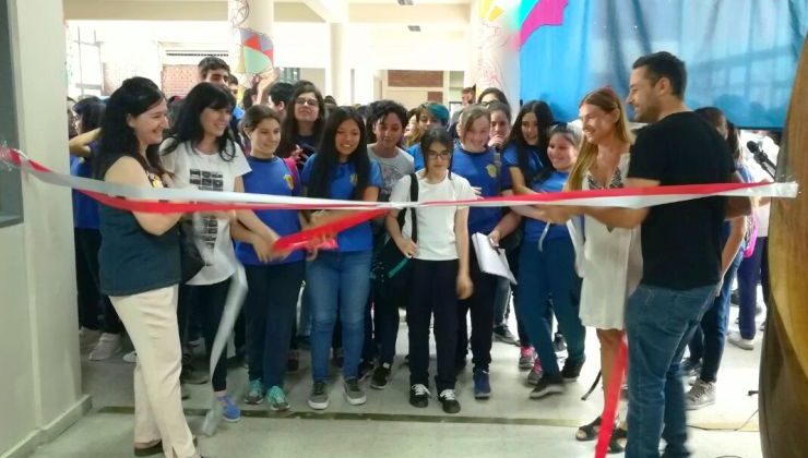 Inauguraron un espacio innovador multiuso en la Escuela ”Nicolás Antonio de San Luis”