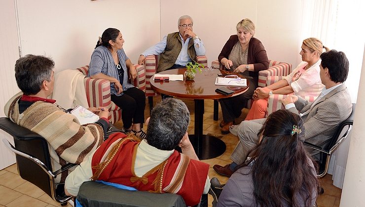 González Funes se reunió con integrantes de la comunidad Huarpe