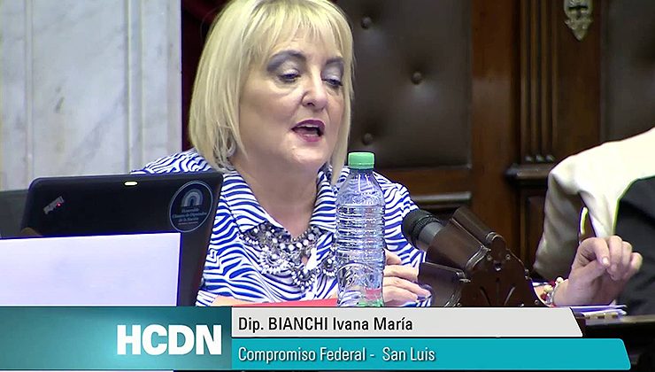 Ivana Bianchi fue la diputada con más proyectos presentados en 2017