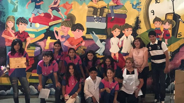 La vida de los chicos de la escuela “La Rioja” quedó reflejada en un mural del “Pinta Bien Pinta San Luis”