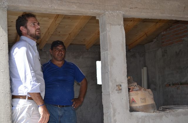 Avanza la construcción de 17 viviendas del Plan Solidaridad en Juan Jorba