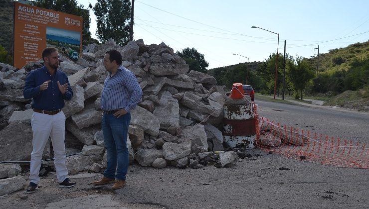 Visita al avance de obra en las plantas potabilizadoras La Aguada I y Aguada II