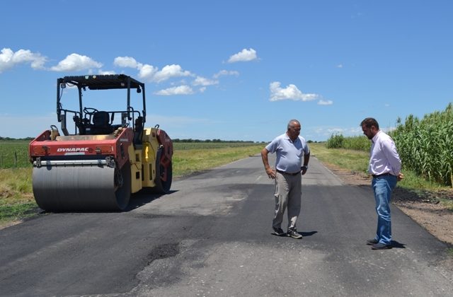 Reparación de un tramo de la Ruta Provincial N° 11