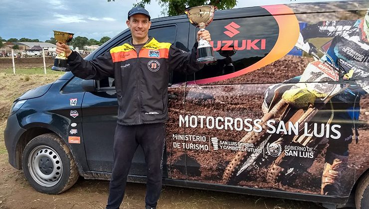 Galdino Molins se consagró en el campeonato pampeano de motocross