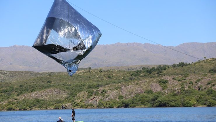 Rapisarda acompañó al artista Tomás Saraceno en su paso por San Luis