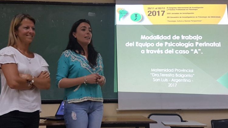 El equipo de psicología de la Maternidad participó como invitado en un congreso en la UBA