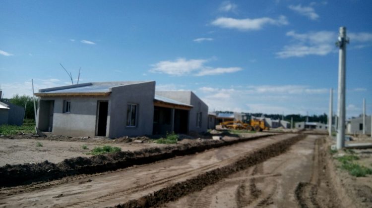 Las 70 viviendas de Villa Mercedes ya tienen un 50 % de avance