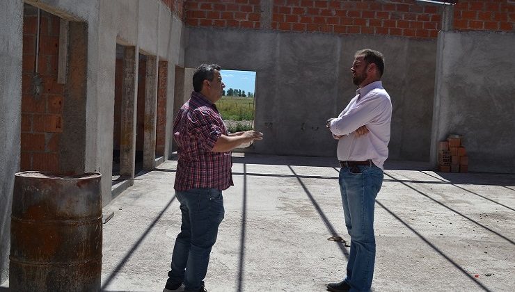 Progresa la obra del futuro centro de atención primaria de la salud en Nueva Galia