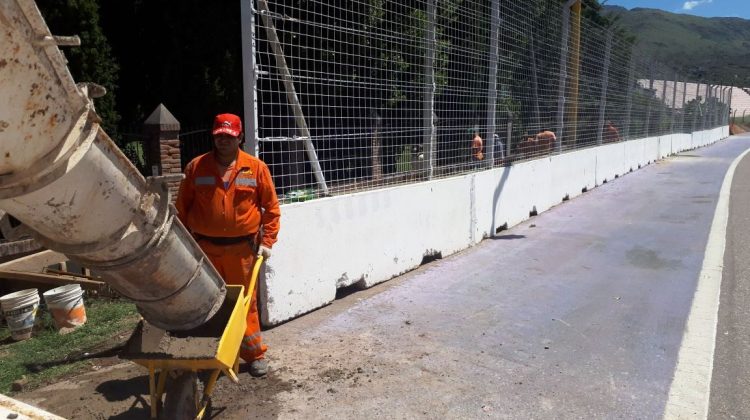 Nueva peatonal de circulación en Potrero de los Funes