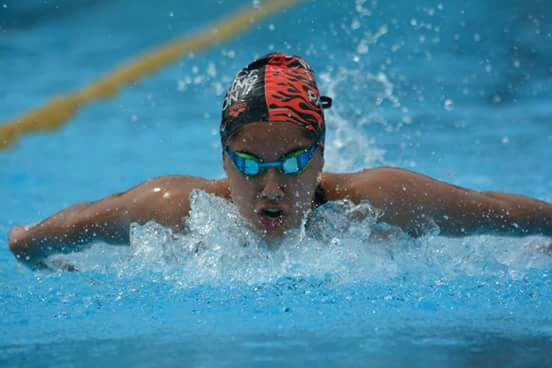 Mailén Reyes, amante de la natación