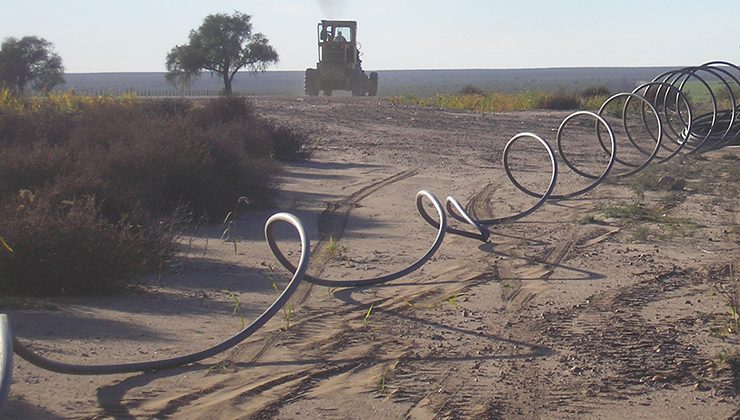 El acueducto Nogolí, una de las principales obras hídricas del Gobierno provincial