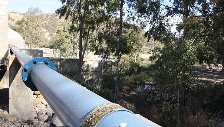 Nahuel Mapá, Boca de Tigre y Las Lagunitas con mejoras en la red de distribución de agua cruda