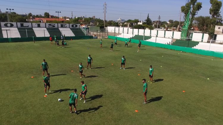 Estudiantes entrenó en el “Coliseo” antes del viaje a Tandil