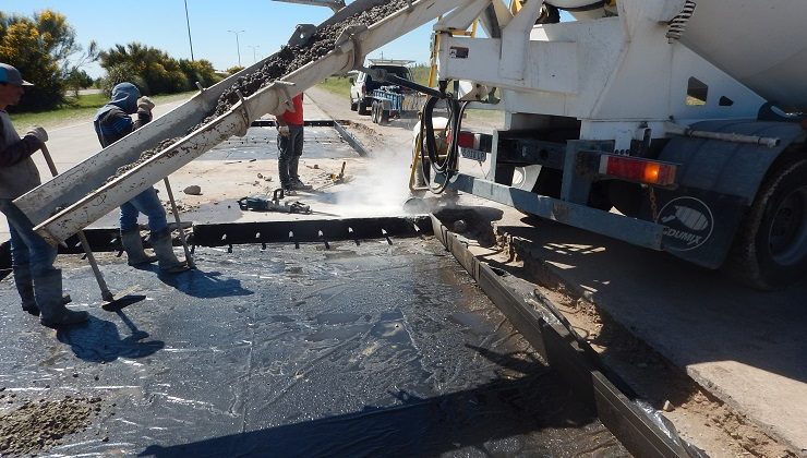 Progresa a buen ritmo la renovación de 200 losas en la Autopista de las Serranías Puntanas