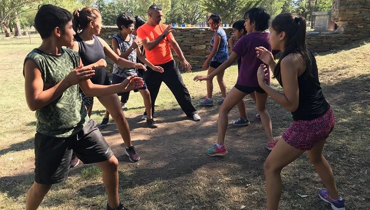 Las clases gratuitas de taekwondo llegaron al Parque de las Naciones