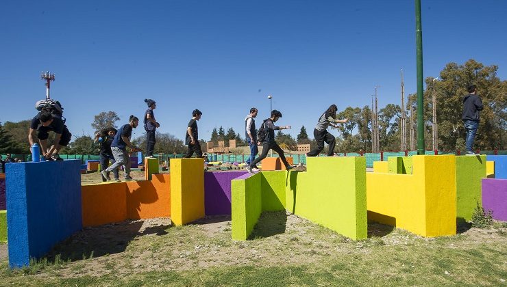 Con un encuentro nacional, el Gobierno inaugura el Parkour Park