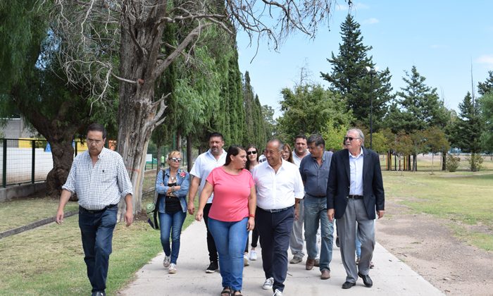 Adolfo visitó el Parque de las Naciones