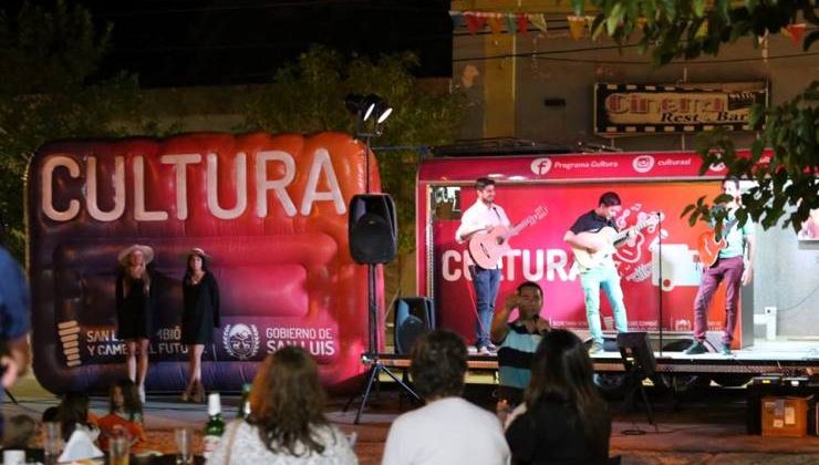 “Cultura Móvil” visitó San Francisco del Monte de Oro