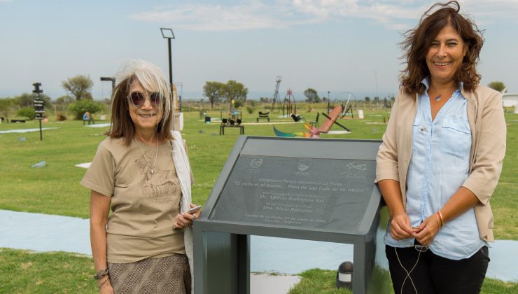 María Kodama visitó la Universidad de La Punta