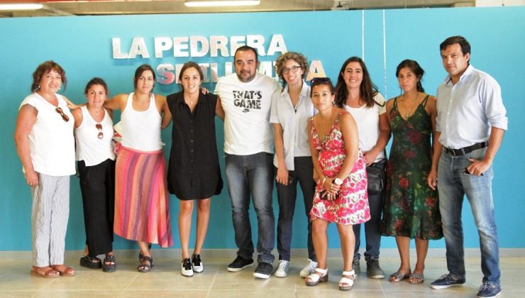 Visita de obras a escuelas generativas de Villa Mercedes