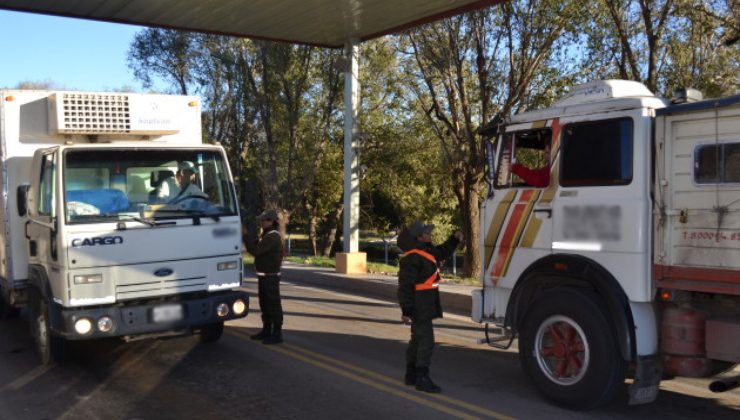 Otro decomiso a un camión que transportaba cajones de pollo