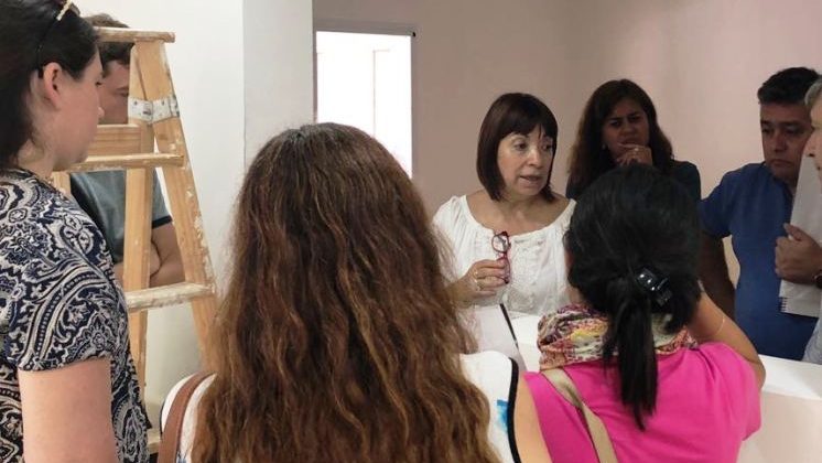 La ministra Corvalán realizó una nueva visita a la obra del Hospital de El Trapiche