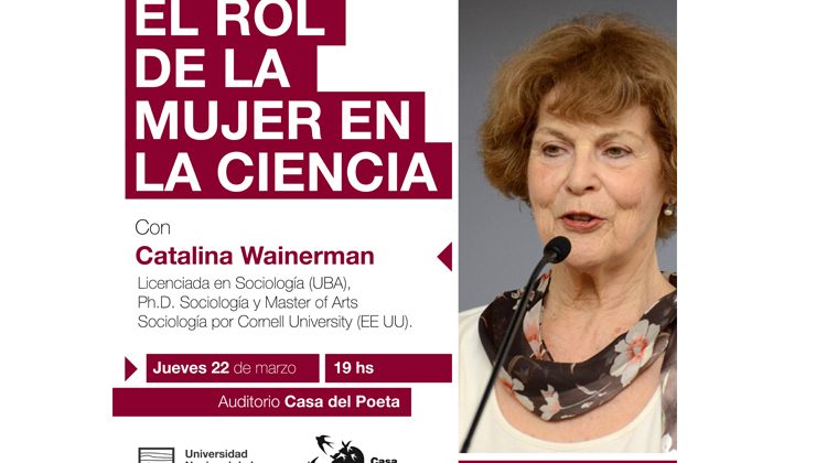 UNLC: Catalina Wainerman disertará sobre el rol de la mujer en la ciencia