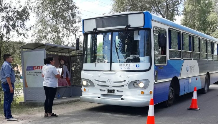 Continúan los operativos de control del servicio interurbano de pasajeros