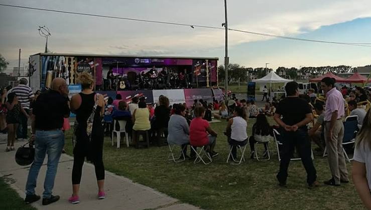 Turismo acompañó “La Movida en el Barrio” en Villa Mercedes