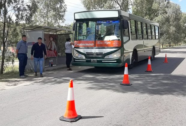 Operativos de control y horarios del servicio interurbano de pasajeros