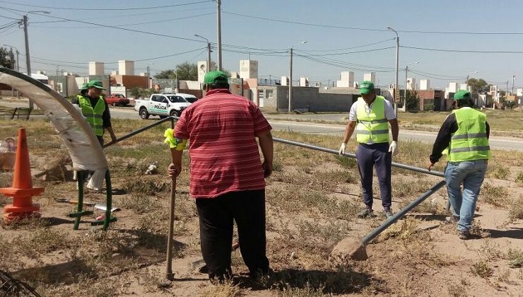 Urbanismo y Parques inaugurará un espacio verde en el B° Serranías Puntanas