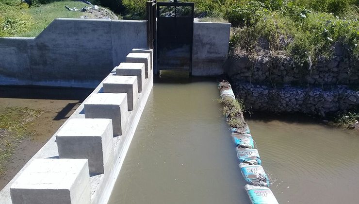 Acondicionan todo el sistema de conducción de agua cruda en Lafinur