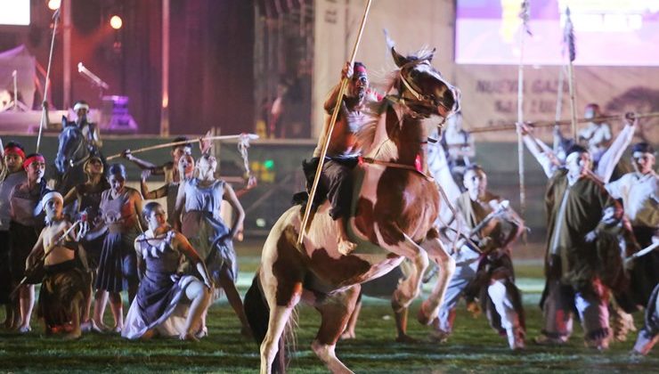 150 artistas puntanos abrieron el Festival del Caldén