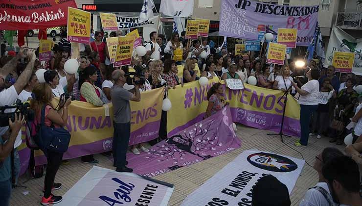 Las mujeres puntanas marcharon por la igualdad y la libertad