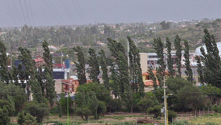 Alerta por vientos intensos del sur para San Luis