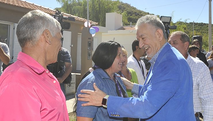 Siete familias de El Volcán cumplieron el sueño de la casa propia